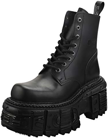Amazon.com: New Rock Boots MILI083CCT-C4 Womens Metallic Black